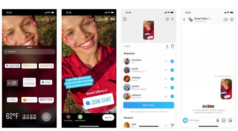  Instagram  Kenalkan Stiker  di Fitur Chat Stories